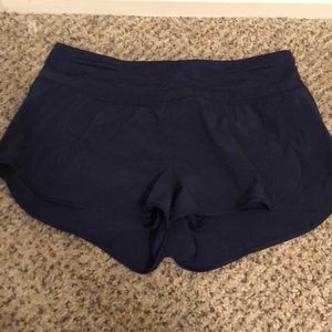 Navy lulu lemon shorts